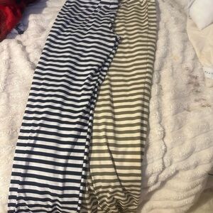 Striped Blue and green Pants